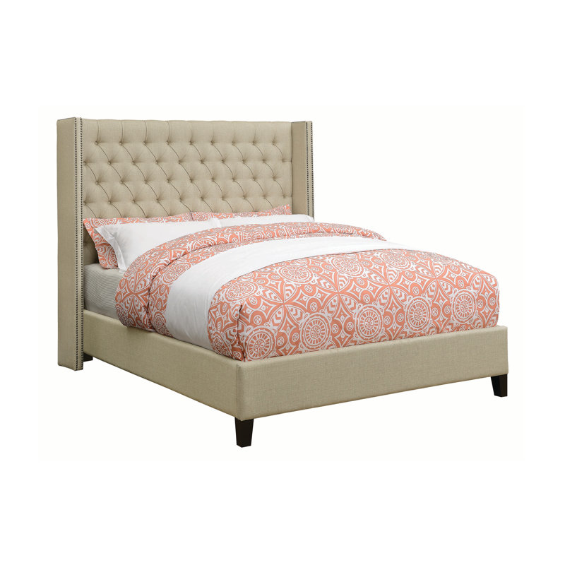 Canora Grey Watson Upholstered Standard Bed Reviews Wayfair